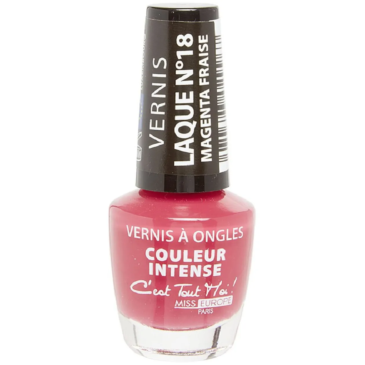 Vernis à ongles laqué magenta n°18
