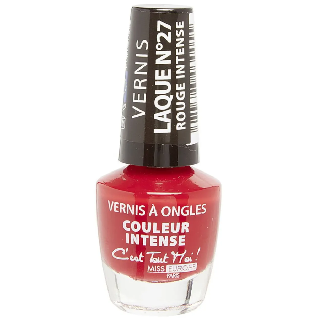 Vernis à ongles laqué rouge intense n°27