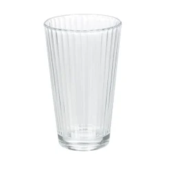 Verre à eau embossé transparent 32,5 cl x3