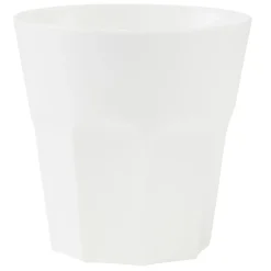 Verre à facette en plastique x4