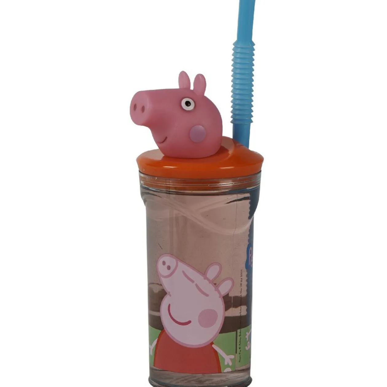 Verre à paille figurine Peppa Pig