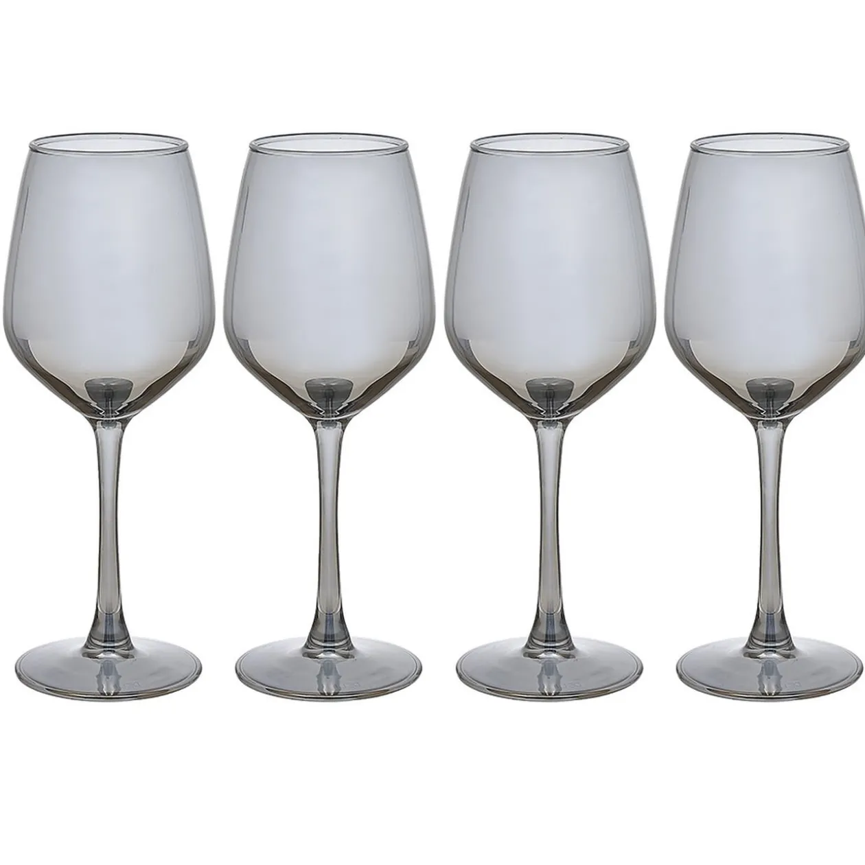 Verre à vin argenté x4