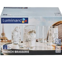 Verre bas Luminarc x6 ver 33cl