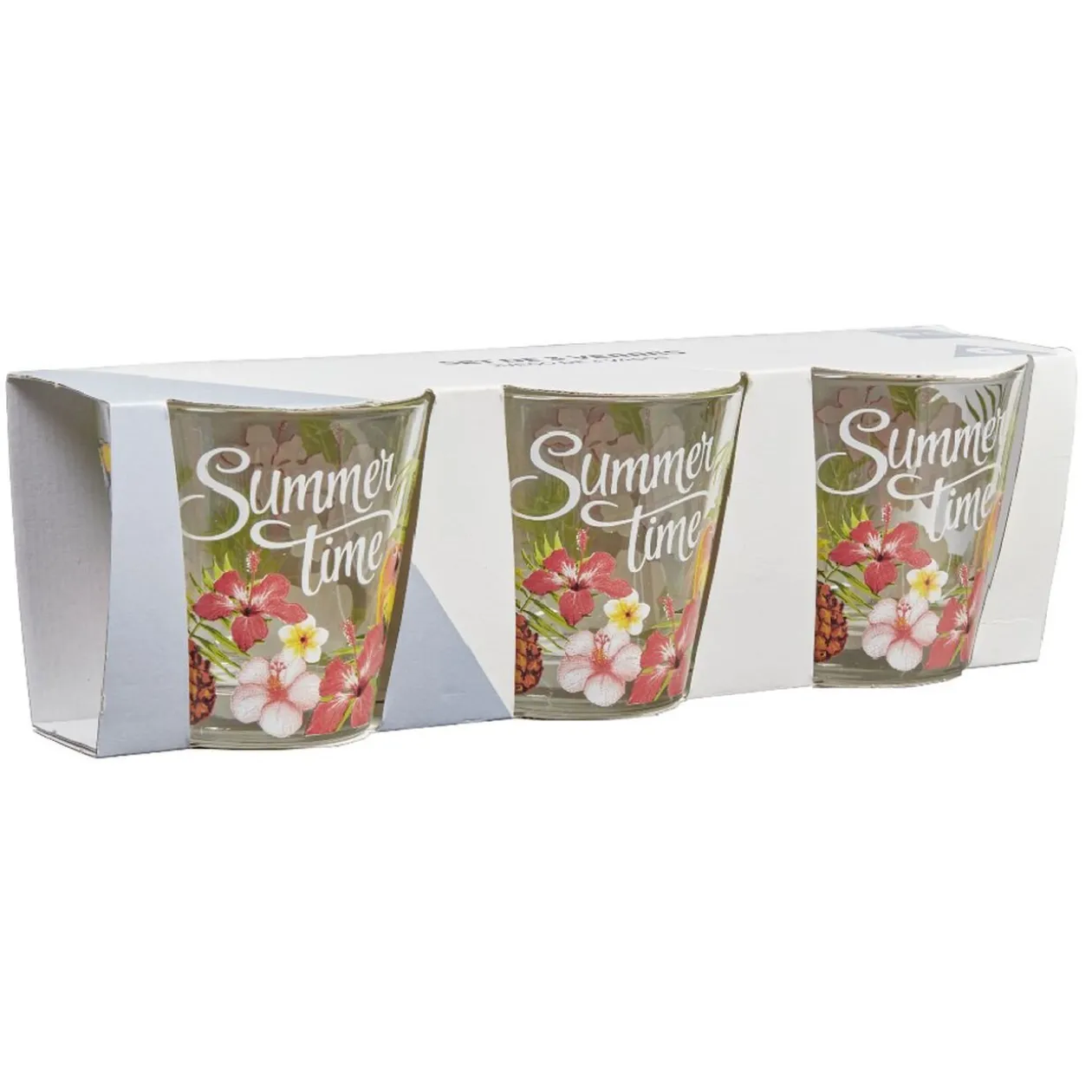 Verre bas Nadia Jungle x 3