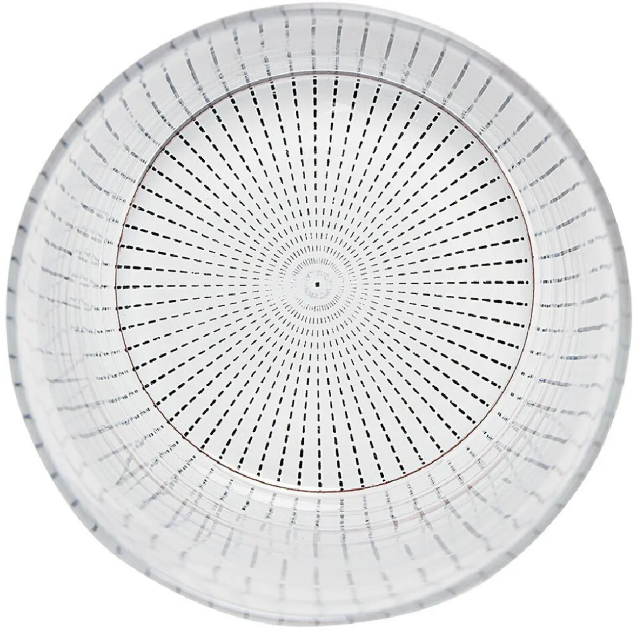Verre bas transparent fond imprimé 34,5 cl
