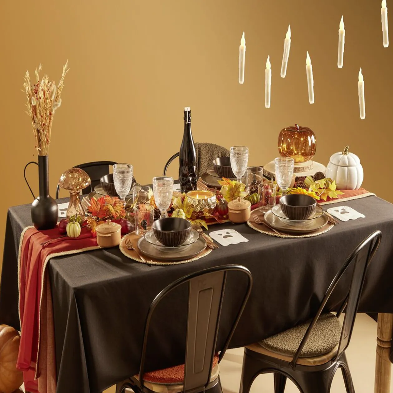 Verre décor écureuil 350ml Ø8xH8,5cm