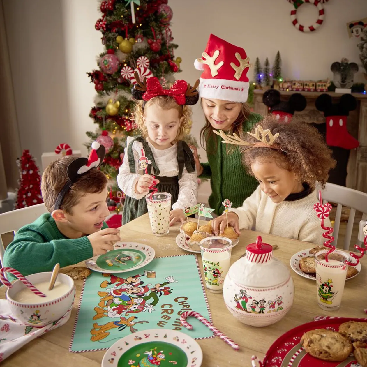 Verre Disney Noël Mickey Minnie 30cl x3