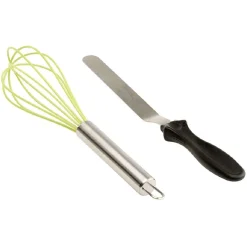 Verre doseur avec fouet et spatule