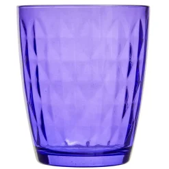 Verre gobelet coloré uni x 4