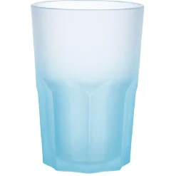 Verre haut effet givré bleu fluo 40 cl - Frozen