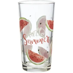 Verre haut pastèque Hello Summer x 6