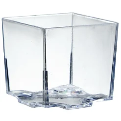 Verrine x50 + mini-cuillère x50 réutilisable transparent