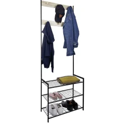 Vestiaire en bois et métal style industriel