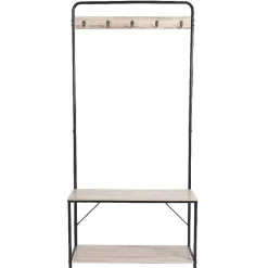 Vestiaire penderie avec banc